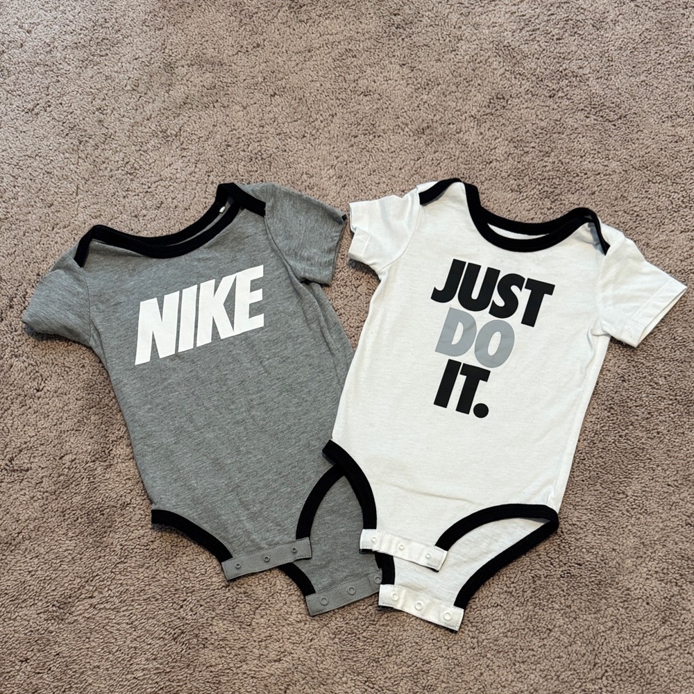 Nike Kids Bodysuit Duo - Gray and White